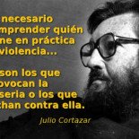 El día que el pueblo sea violento...