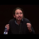 El discurso de Pablo Iglesias que ha provocado el plante de un grupo de periodistas