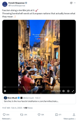 Tuit de la cuenta oficial del Ministerio de Exteriores francés en X: "Hola, España"