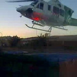 ¿Puede un helicóptero coger agua de mi piscina?