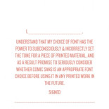 You're a Comic-Sans-Criminal, but we're here to help you