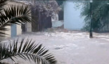 Las fuertes lluvias inundan las calles de Benicàssim