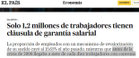 CCOO y UGT cómplices en la pérdida de poder adquisitivo. Cláusulas de revisión salarial y AENC