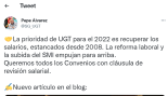 Salarios: ¡Suma y sigue en la traición!
