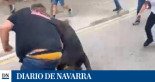 El joven que maltrató a una vaquilla este domingo en Estella será sancionado