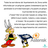 Un servidor con GNU/Linux, el único que sigue funcionando en el Ayuntamiento de Jerez tras una infección por ransomware