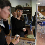 No era la simulación de una agresión policial, era teatro