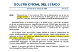 El BOE declara oficialmente que donde dijo digo, digo Diego