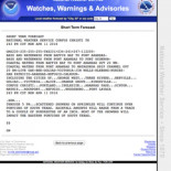 El servicio meteorológico estadounidense dejará de gritar en mayúsculas [ING]