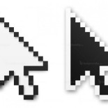 ¿Por qué la flecha del ratón no está recta?