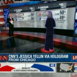 La CNN da los resultados electorales cual mensaje de la princesa Leia