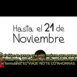 Ayudando al Gobierno a mejorar su campaña institucional. Había errores en sus subtítulos