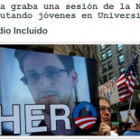 Chica graba una sesión de la NSA reclutando jóvenes en una Universidad de EEUU