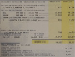 Factura de la luz del año 2001 vs 2017