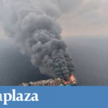 Se queman mas de 7.000 contenedores en un barco con destino a varios puertos europeos