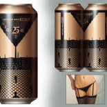 Lata de cerveza sexy