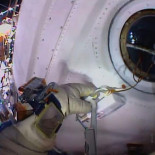 Hay restos de plancton marino en el exterior de la ISS