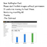 The Oatmeal le hace pasar vergüenzas a Huffington Post por publicar imágenes sin su permiso [ENG]