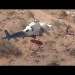 Rescate en helicóptero de una mujer de 74 años accidentada en la montaña